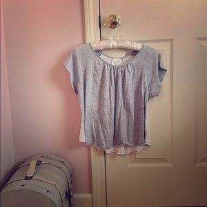 Delicate ruffled too, gray and cream!